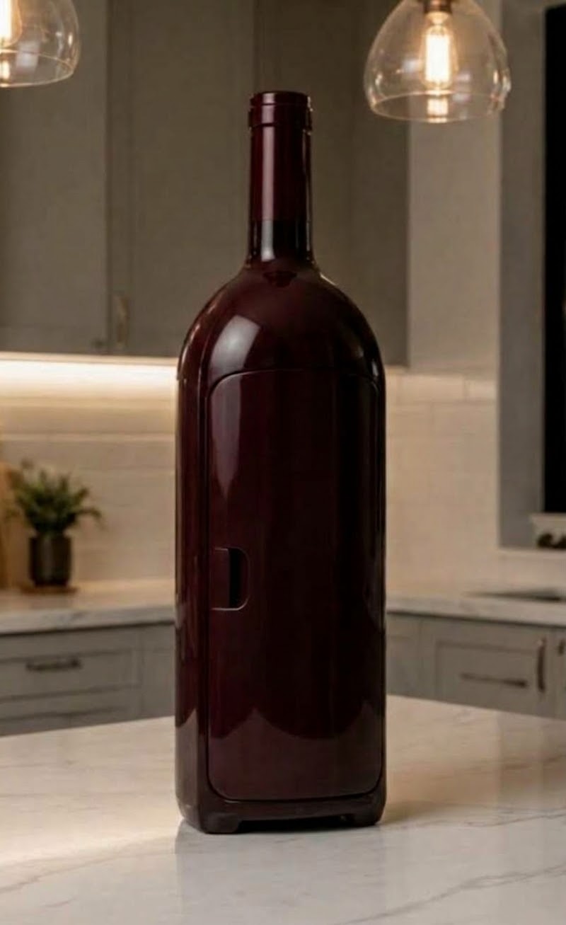 CorkChill Wine Bottle Fridge — closed view