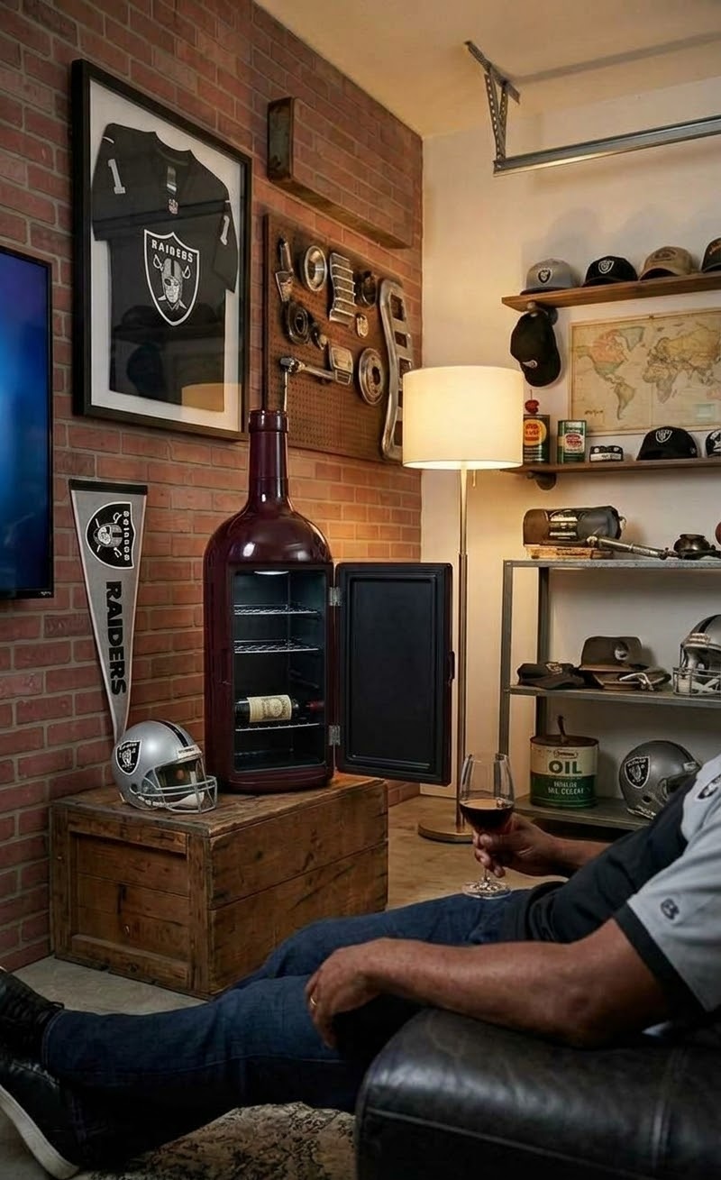 Customer photo — man cave setup